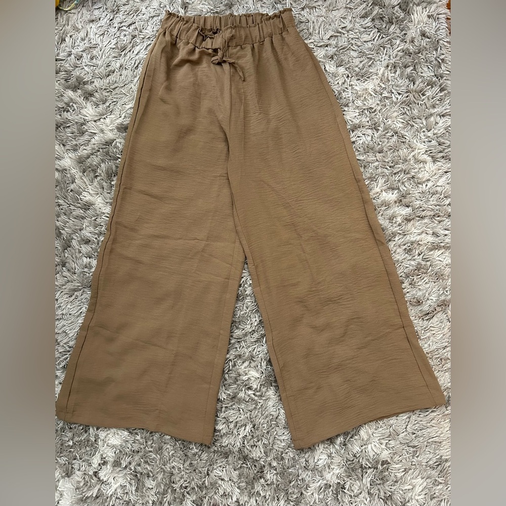 CUPSHE Paperbag Drawstring Pants